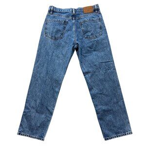 Harley-Davidson Mens Blue Denim Jeans 34x30 Straight Leg Made In Mexico